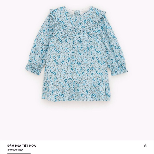 Váy Zara siêu phẩm, xinh dã man ạ, e này cực luôn ạ - Size 18/24-5/6y - giá 160k nhà máy đang Sale
