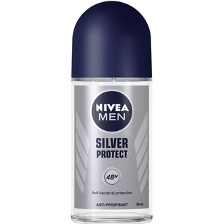 Lăn Khử Mùi Phân Tử Bạc Nivea Men Silver Protect 50ml