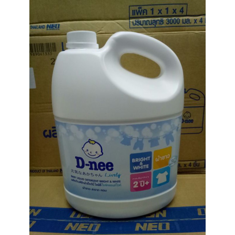 (HCM) Nước Giặt xả Dnee 3000 ml Thái lan