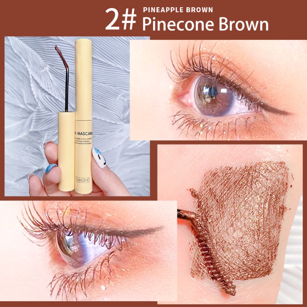 (Hàng Mới Về) Mascara Suikone Mini 8 Màu Lâu Trôi Chống Thấm Nước Đầu Cọ Nhỏ | BigBuy360 - bigbuy360.vn