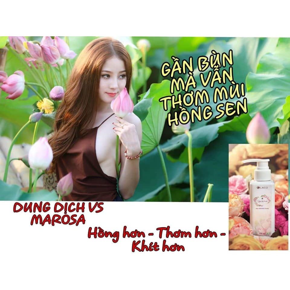 [GIẢM GIÁ SỐC] Dung Dịch Vệ Sinh Phụ Nữ Từ Hoa Hồng Tươi LACO MAROSA | BigBuy360 - bigbuy360.vn