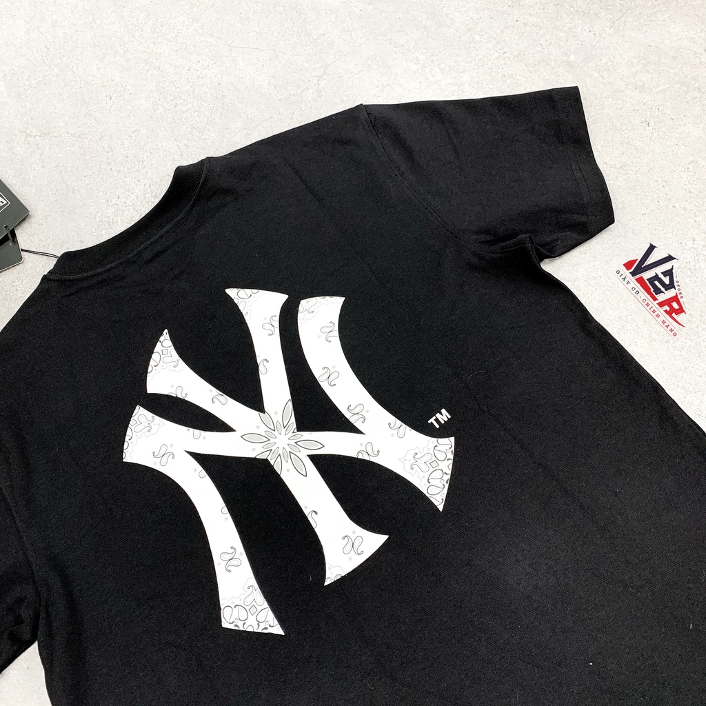 Áo New.Era MLB Big Paisley NY T-shirt Black