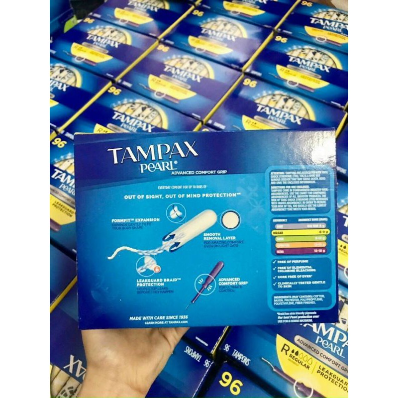 Băng vệ sinh dạng ống TAMPAX 96 miếng