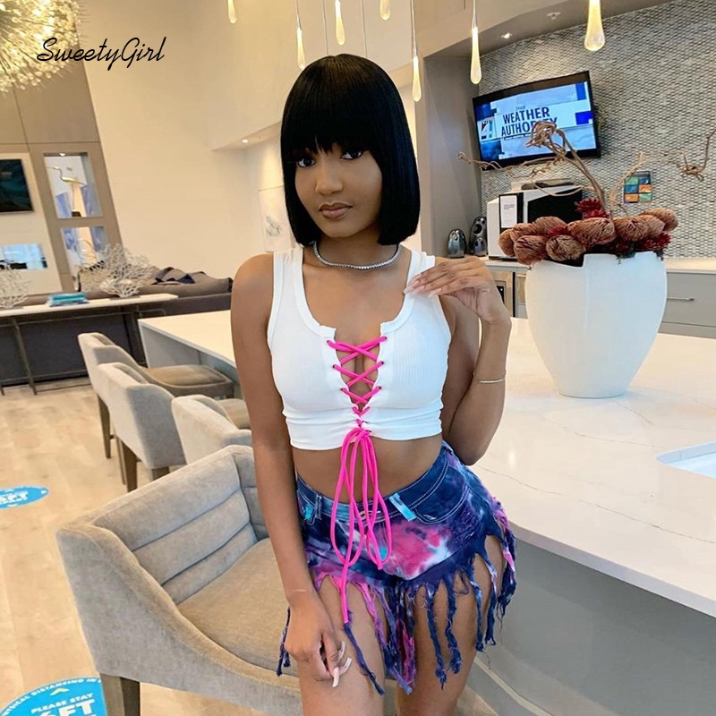 Áo lửng buộc dây thiết kế thời trang quyến rũ dành cho nữ