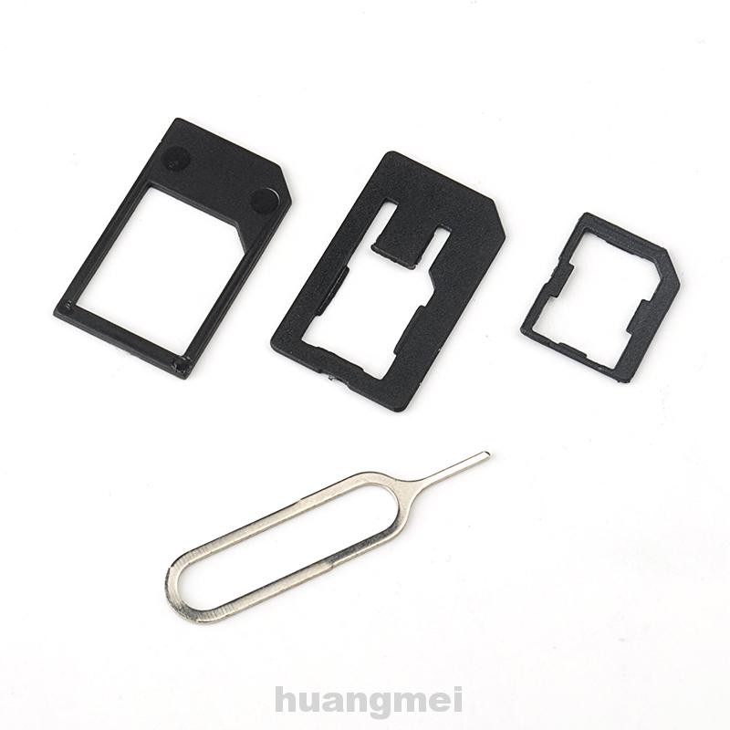 Set 4 Đầu Nối SIM Điện Thoại Nano DIY Tiện Lợi Dành Cho IPhone5