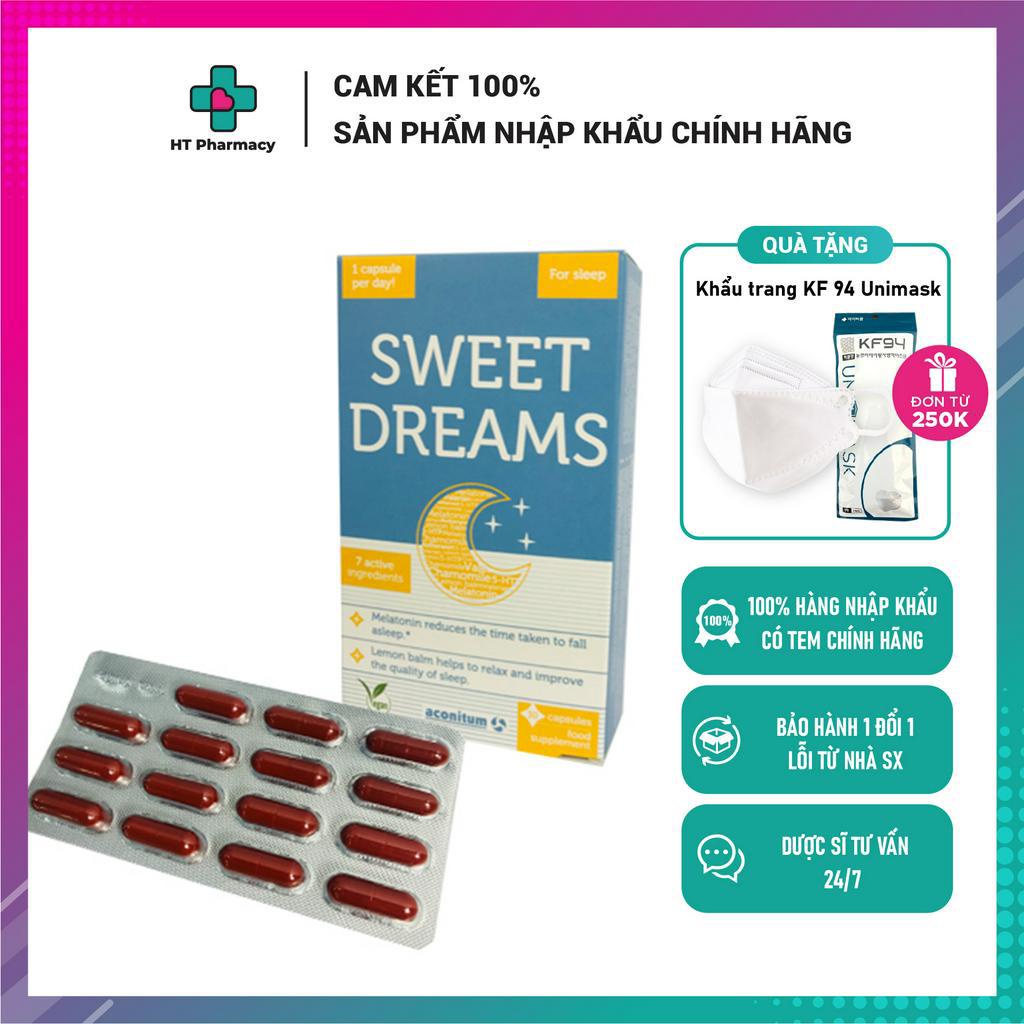 SWEET DREAMS - Viên uống dưỡng tâm an thần, Tạo giấc ngủ tự nhiên
