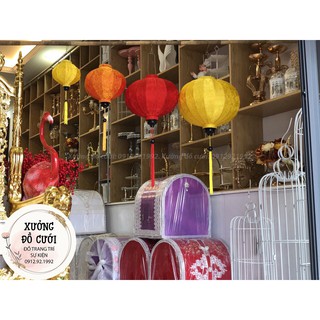 Đèn lồng hội an tròn - tỏi 30cm