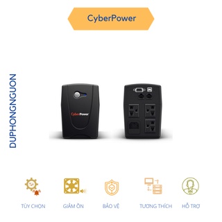 Bộ lưu điện UPS CyberPower Value600e 600VA/ 360W cho PC, NAS SYNOLOGY,BUFFALO - (Duphongnguon) - Hàng Chính Hãng