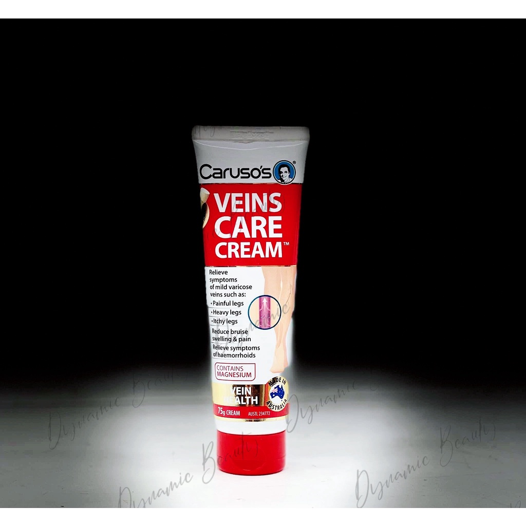 [Hàng chuẩn Úc] Kem bôi cải thiện suy giãn tĩnh mạch Caruso’s veins care cream 75g của Úc