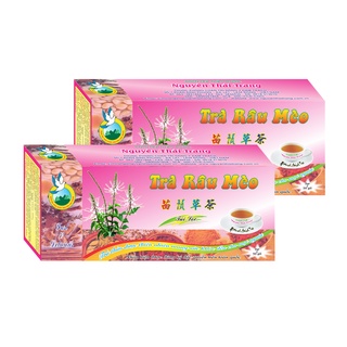 Combo 10 Hộp Trà Râu Mèo Thông Tiểu Trừ Sỏi Thận (Hôp 50 Túi Lọc X 2g) - Nguyên Thái Trang – Thảo Dược Thiên Nhiên