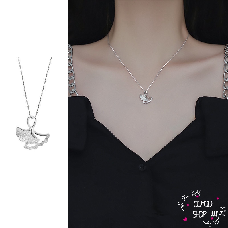 Vòng cổ Hình Lá Bạch Quả Sang Trọng Cho Nữ