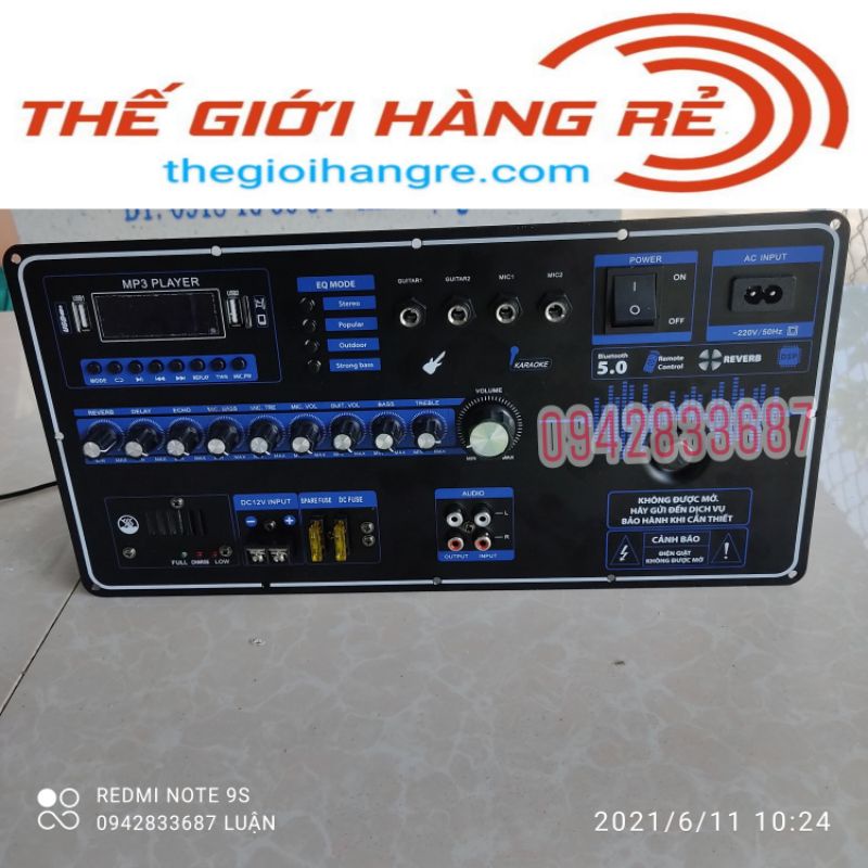 Mạch 2 Kênh Độ Khủng 600w x 2 Max Đánh 4 Loa 40 19x38