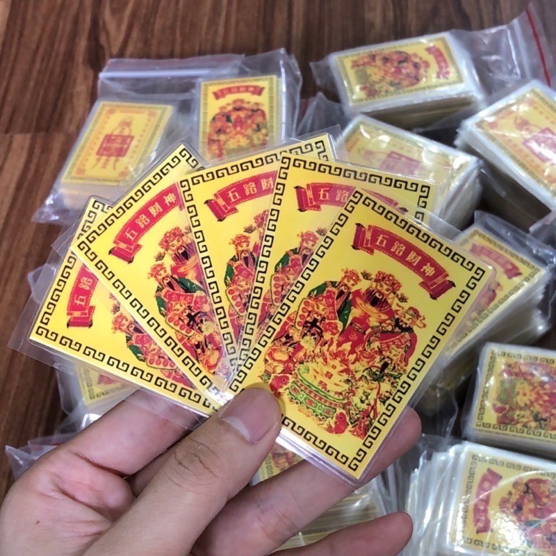 Ngũ Lộ Thần Tài Đã Khai Quang - Ngũ Lộ Thần Tài Phù Cao Cấp