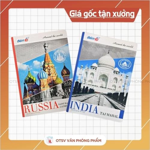 THIÊN LONG Vở kẻ ngang Kỳ quan thế giới 72 trang, 120 trang