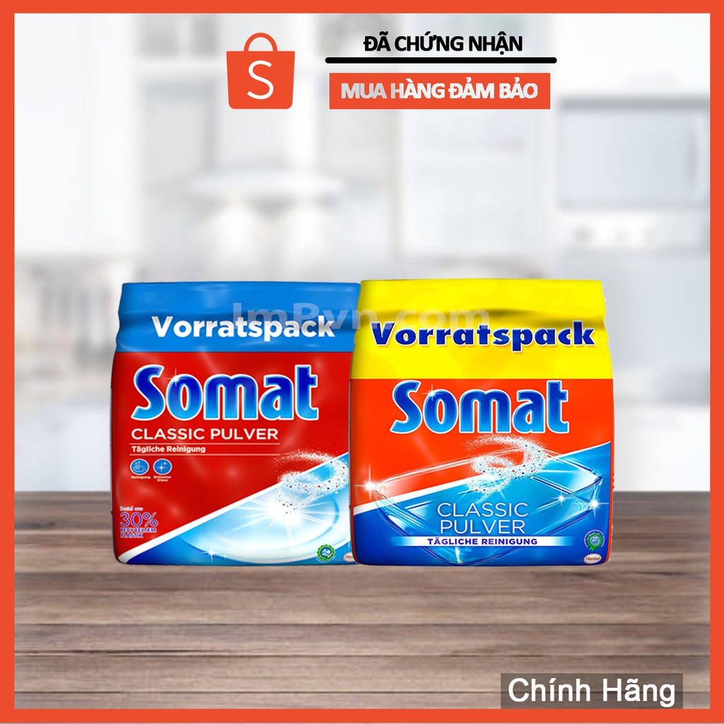 Bột rửa bát Somat 1.2kg [KM thêm 3 viên somat]