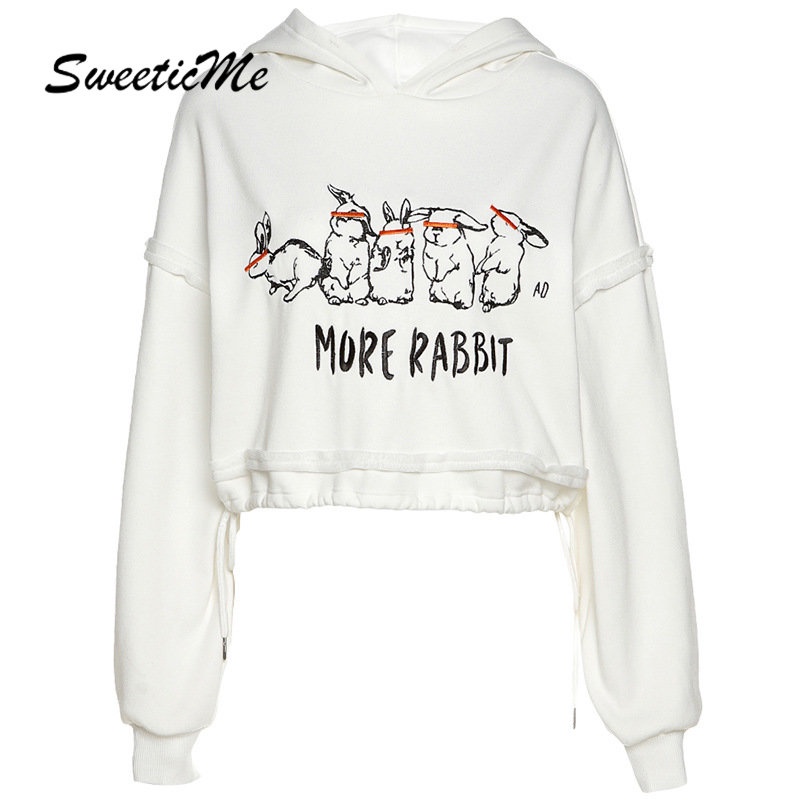 Áo Hoodie Tay Dài Cổ Tròn Dáng Ôm In Họa Tiết Thời Trang   Dành Cho Bạn Nữ
