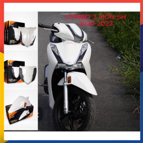 3 Món SH 350i Cho SH 2020-2022 Chính Hãng MOTORART Gồm Mão 350i, Mặt Nạ 350i, Dè 350i