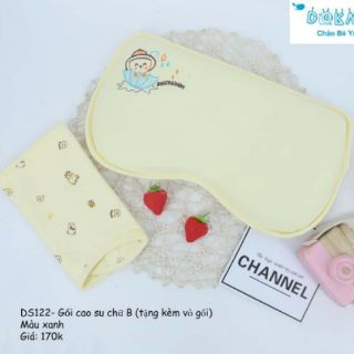 Gối cao su chữ B Dokma (tặng kèm vỏ gối)