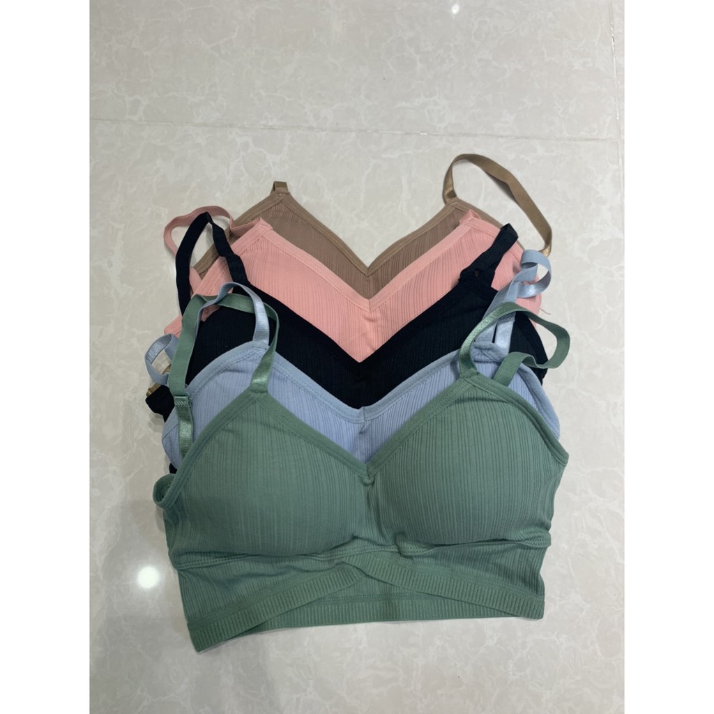Áo Bra Nữ Cao Cấp 2 Dây Thun Tăm Lefe PK01 | BigBuy360 - bigbuy360.vn
