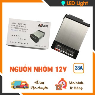 Nguồn nhôm 12v 33a ngoài trời - nguồn camera, nguồn đèn led