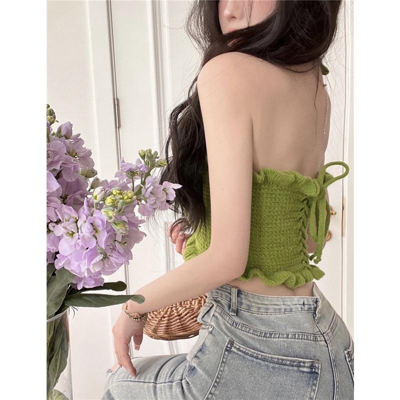 Thiết Kế Mùa Hè Nóng Cô Gái Ống Xanh Đầu