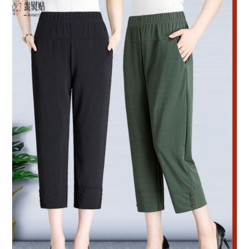QUẦN VẢI NỮ TRUNG NIÊN_ QUẦN CẠP CHUN 7 tấc