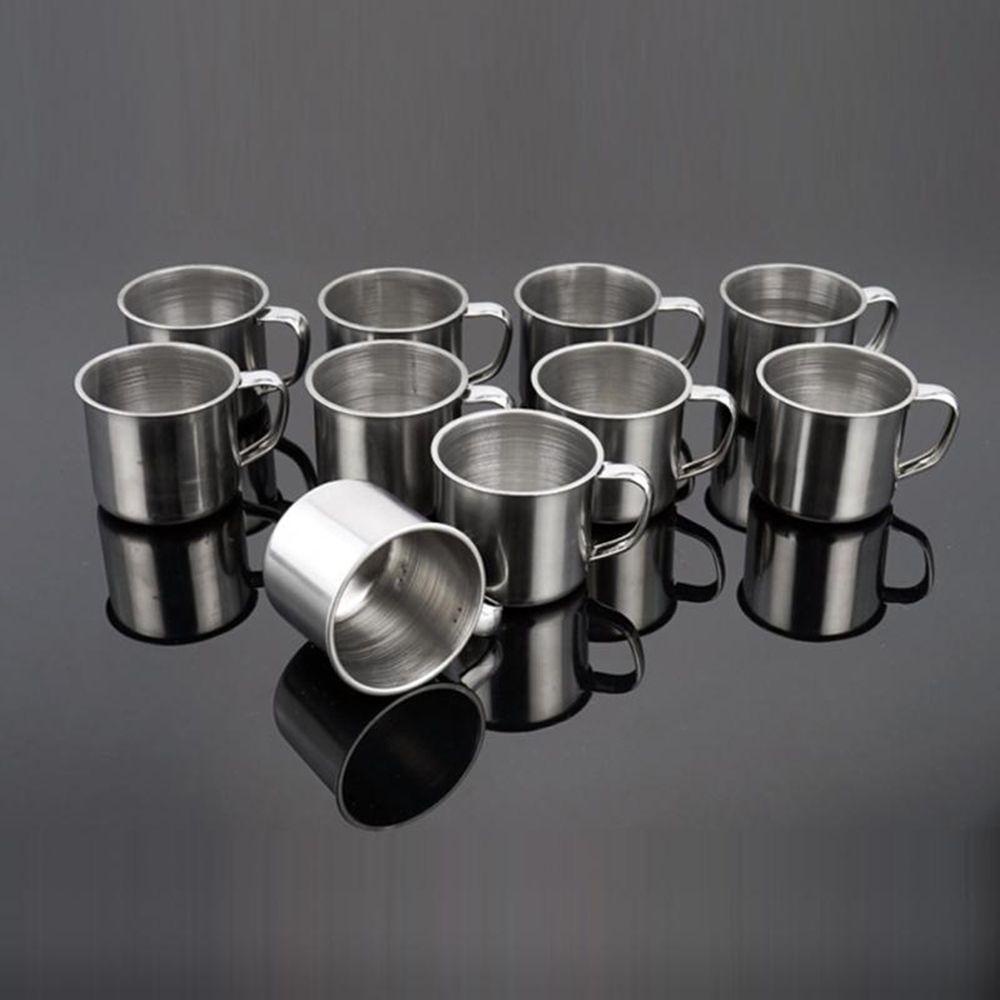 Cốc Cà Phê / Trà Bằng Inox Dung Tích 200ml Tiện Dụng Mang