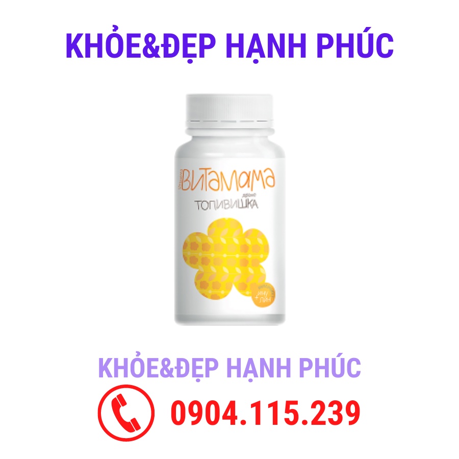 Thực phẩm bảo vệ sức khỏe VitaMama Siberian immunity sweets – 400 viên/lọ