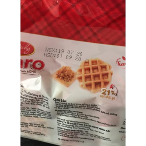 Bánh trứng tươi - chà bông karo Richy 156g