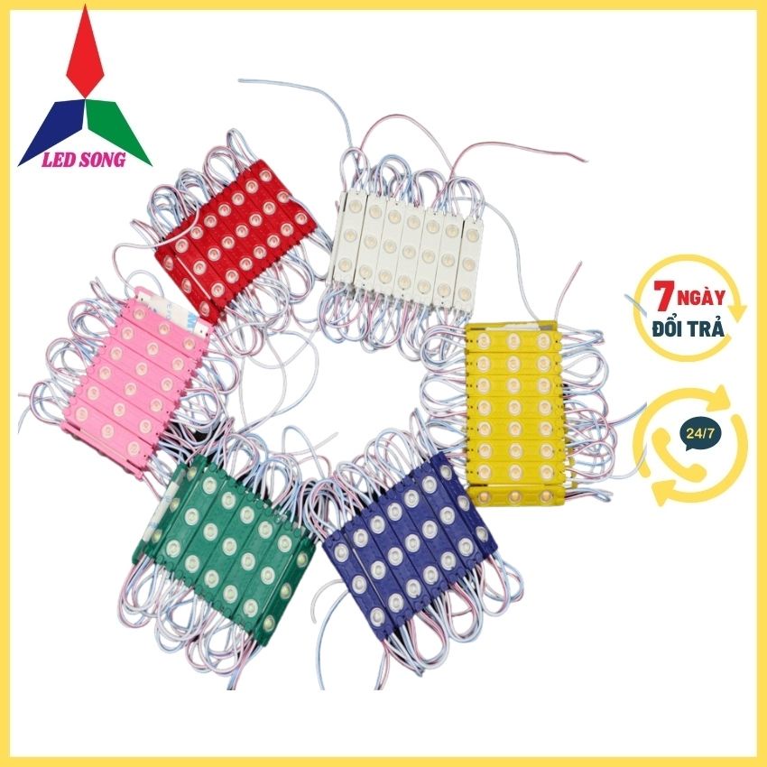 Led Hắt 3 Bóng 12v Siêu Sáng Loại 6113 Vỉ 20 Thanh