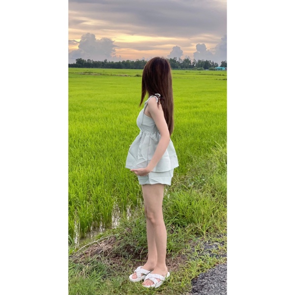 Set babydoll kèm quần cao cấp Ms12