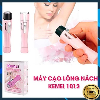 Máy Cạo Lông Nách Kemei Full Pin + Full Box CHÍNH HÃNG Cạo Sạch Bay Lông Vùng Kín Nách Chân Body Triệt Lông Nữ