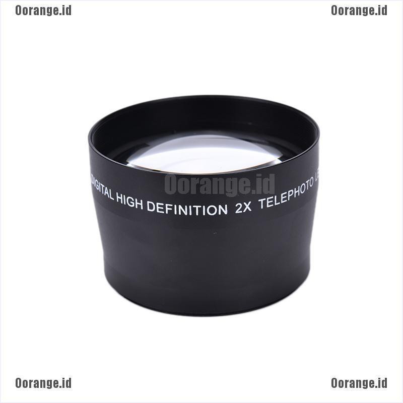 Ống Kính Tele 58mm 2.0X Cho Máy Ảnh Canon Nikon Sony Pentax ML