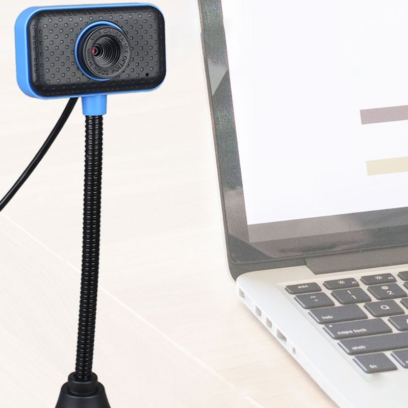 Webcam USB độ nét cao tích hợp micro giảm tiếng ồn để máy tính để bàn tiện dụng