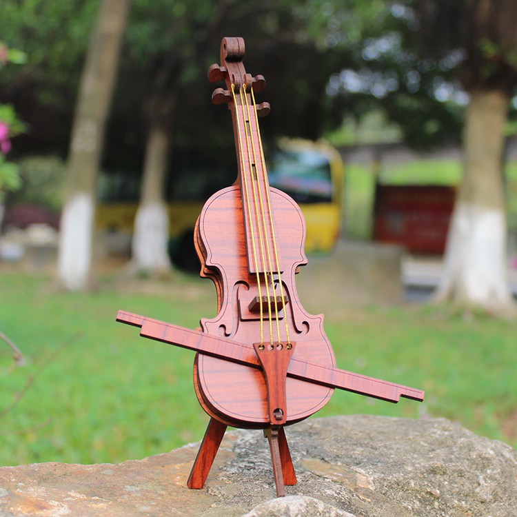 Đồ chơi lắp ráp gỗ 3D Mô hình Đàn Violin