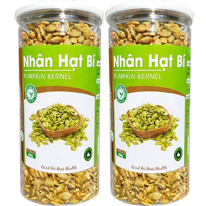 500G Nhân Hạt Bí Rang Tỏi Ớt Giòn Ngon - Thiên đường ăn vặt