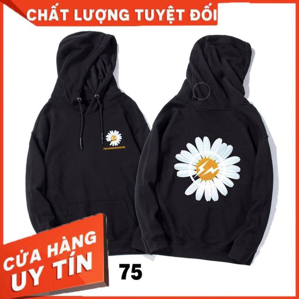 HÓT - [FREESHIP-KEM ẢNH THẬT] Áo Hoodie Nỉ Hình HOA CÚC G-DRAGON CỰC ĐẸP _ MÃ 75 hình in cực chất.