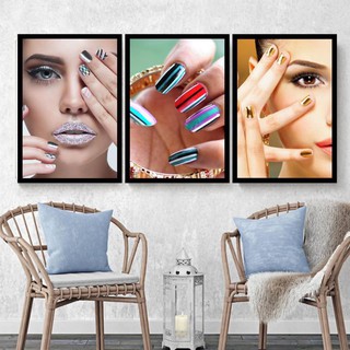 Bộ 3 tranh Nail (KT: 40*60*3)
