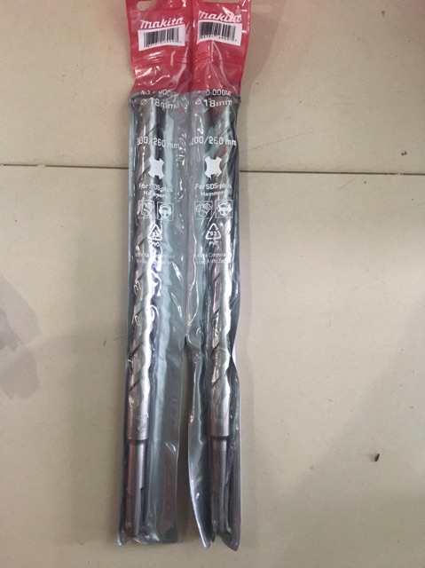 MŨI KHOAN Bê tông GÀI MAKITA 16mm và 18mm