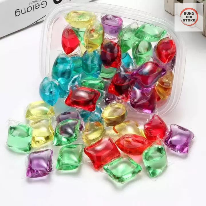 Bộ 30 Viên tẩy giặt quần áo siêu sạch, giúp quần áo lưu hương cực lâu, tiết kiệm, an toàn, nhiều màu💓🥰