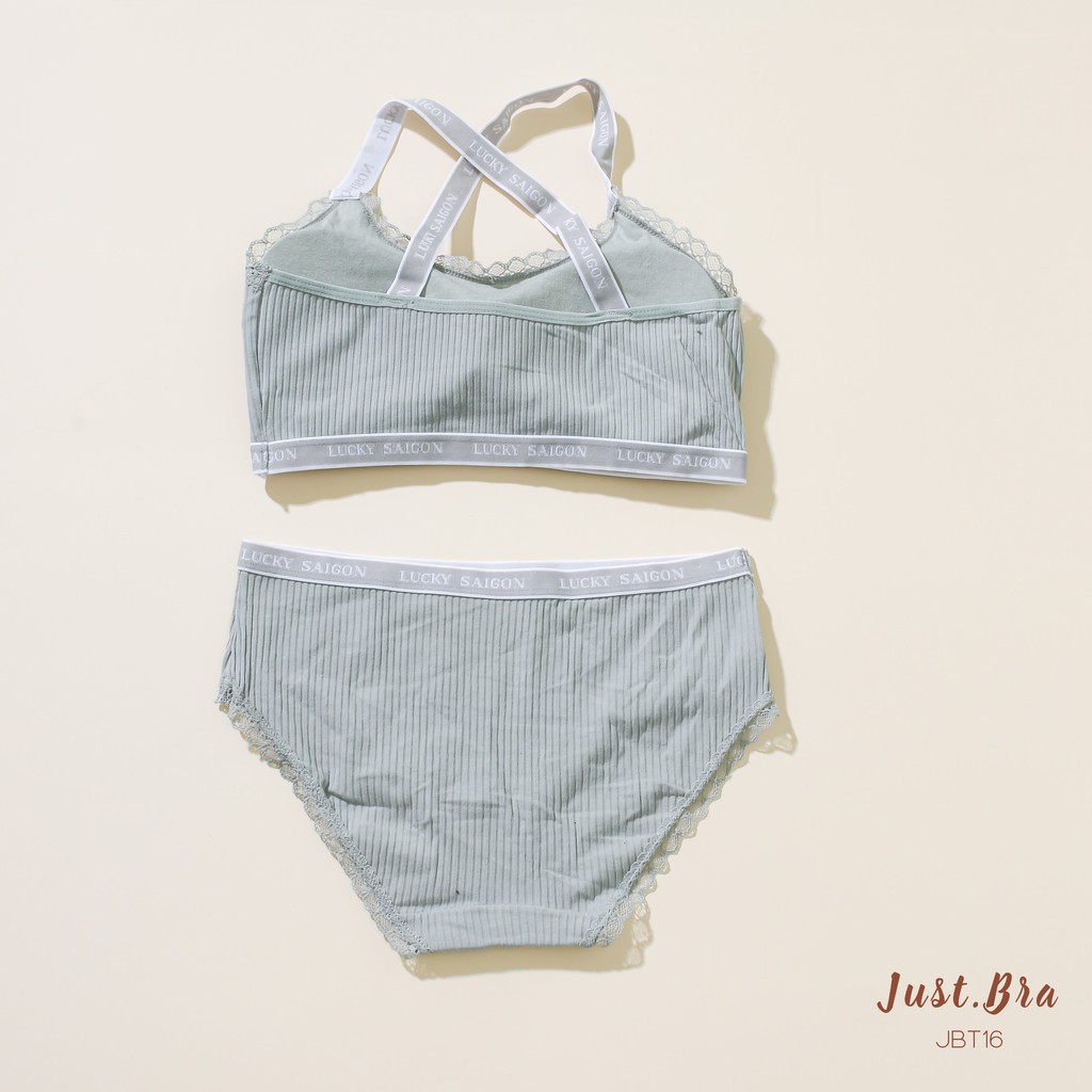 Set đồ tập Just Bra thun gân siêu mềm mại JBT16 | BigBuy360 - bigbuy360.vn