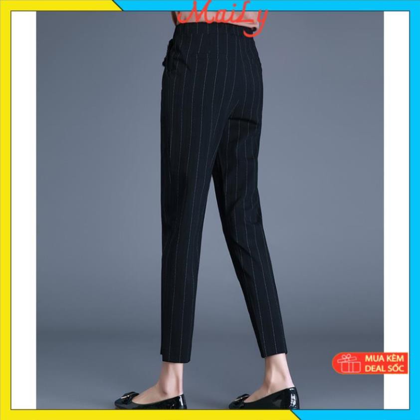 Quần tây đen [HÀNG THIẾT KẾ] Quần tây nữ vải đen, chất tuyết mưa dành cho chị em văn phòng cực sang chảnh | BigBuy360 - bigbuy360.vn