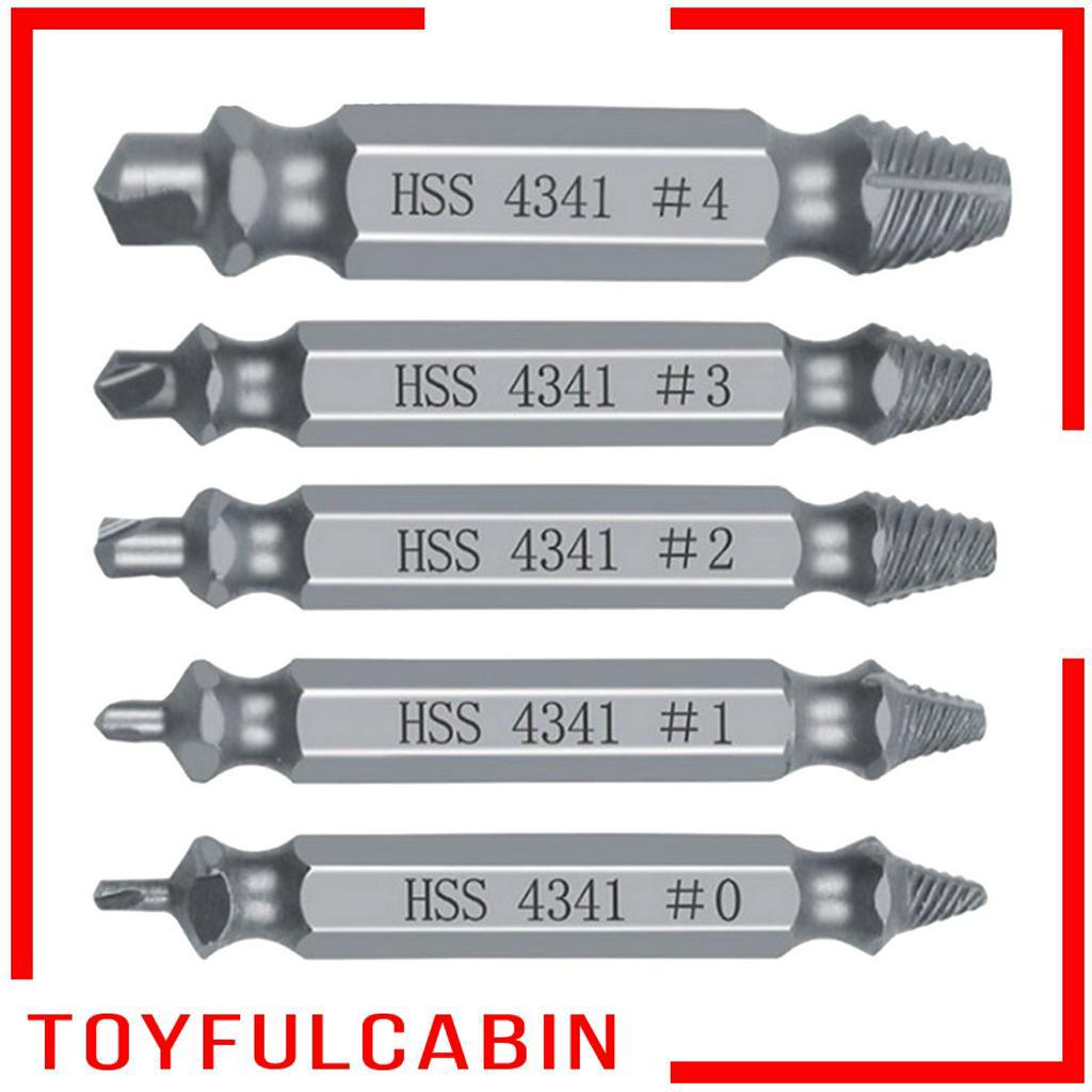 BITS Set 5 Mũi Khoan Lấy Ốc Vít Bị Hỏng