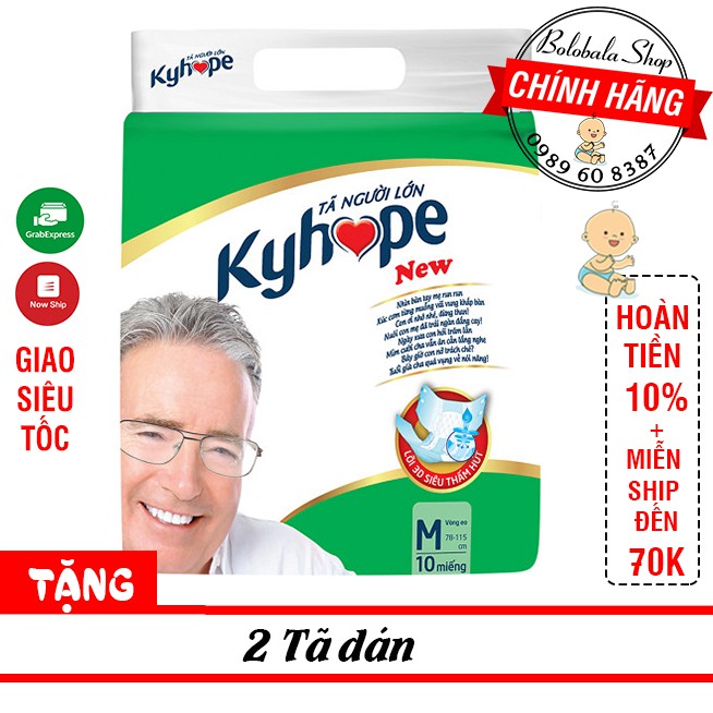 Tã dán người già Kyhope Safeguard M10, L/XL10