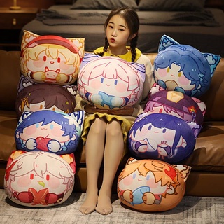 Gối nhồi bông dễ thương họa tiết Sam Genshin Impact Anime