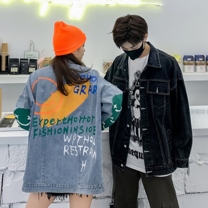 Áo Khoác Jean Nam Nữ Unisex Thời Trang Trung Hàn HÀNG QCCC Mẫu Mới Nhất J000