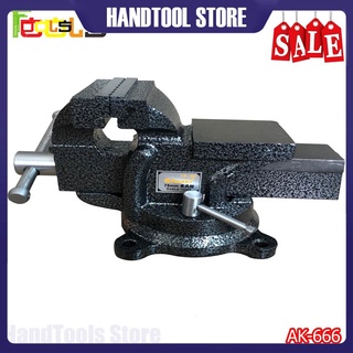 Ê tô kẹp bàn nguội xoay 360 độ Asaki AK-666 - Eto Asaki AK666 -Eto 3 inch Asaki