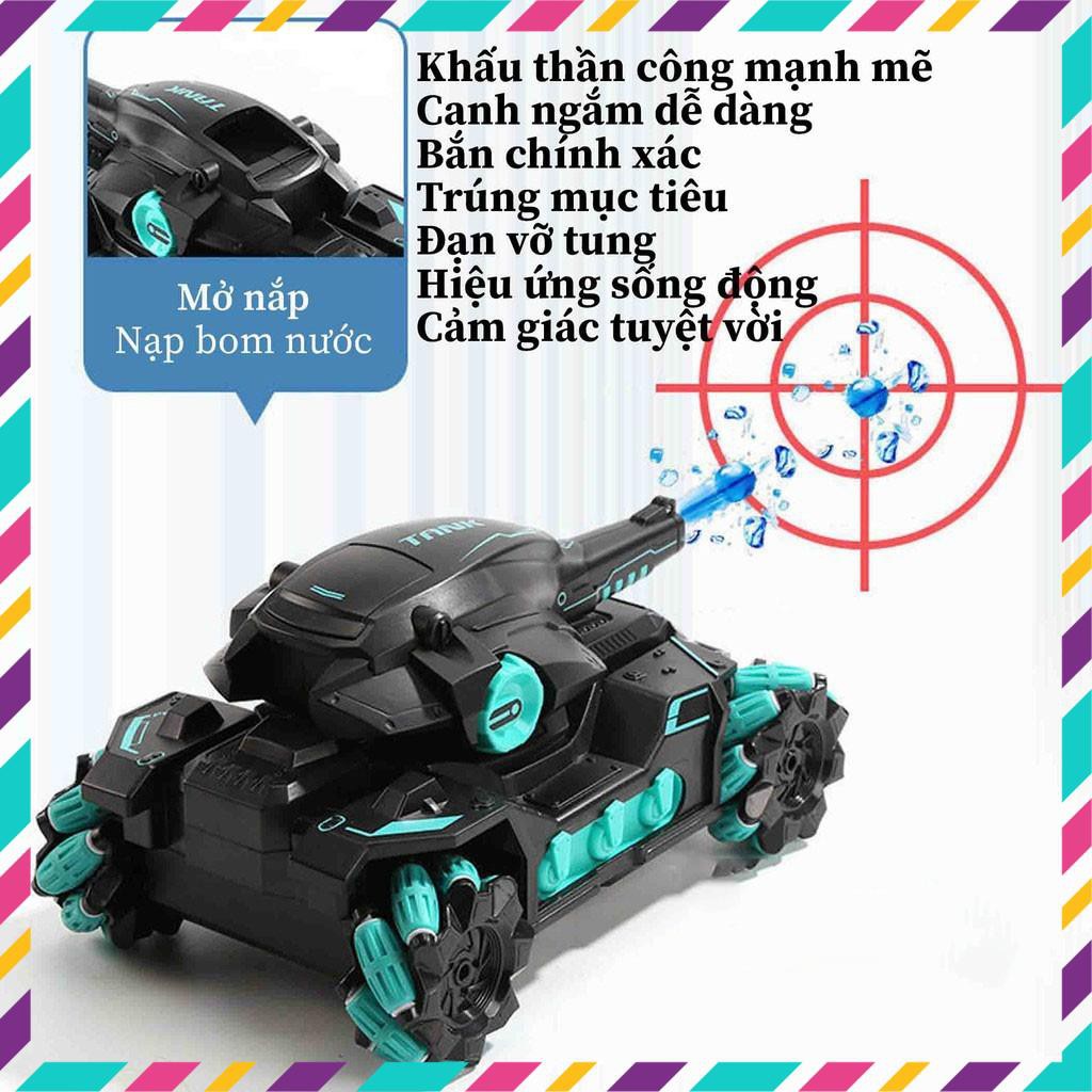 Đồ chơi trẻ em xe tăng điều khiển có chế độ bắn - Hot nhất hiện nay, giúp trẻ rời xa điện thoại , , 3