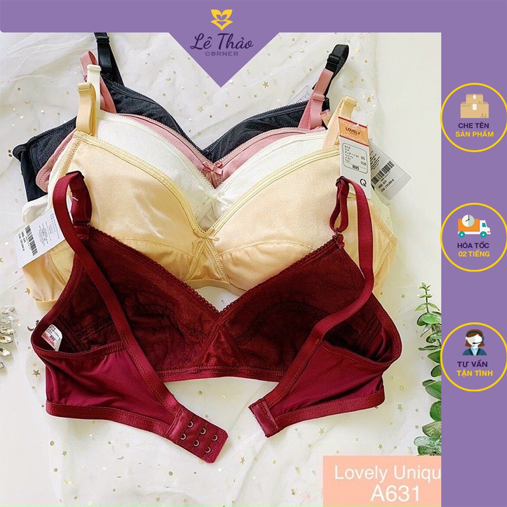 XẢ KHO Áo Lót Vải Lovely Không Gọng Không Mút Cho Học Sinh Người Lớn Tuổi Mặc Ở Nhà LÊ THẢO CORNER LL631