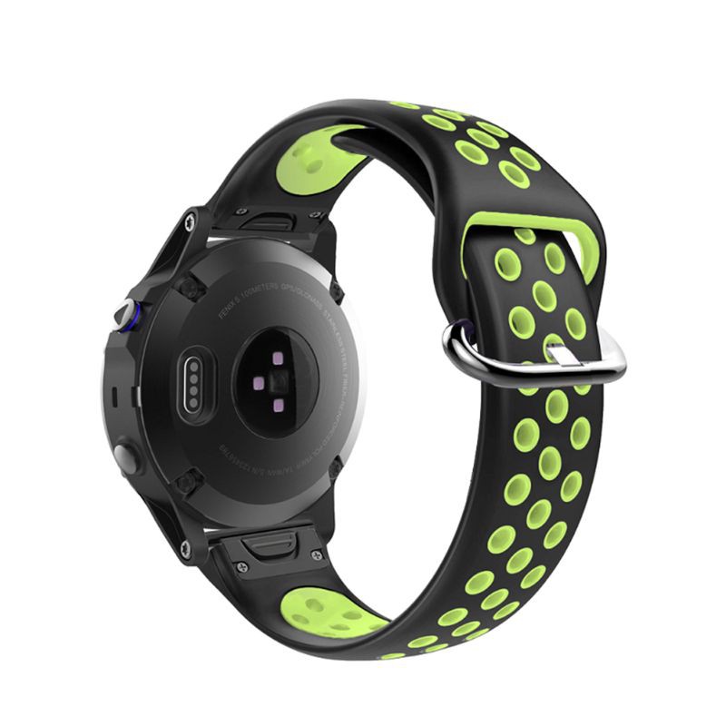 Silicone Dây Đeo Thay Thế Chất Liệu Silicon Màu Trơn Cho Garmin Fenix 5 / 5plus / 6 / 6pro